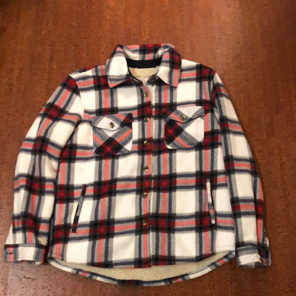 Sage Collective plaid Shacket excellent condition